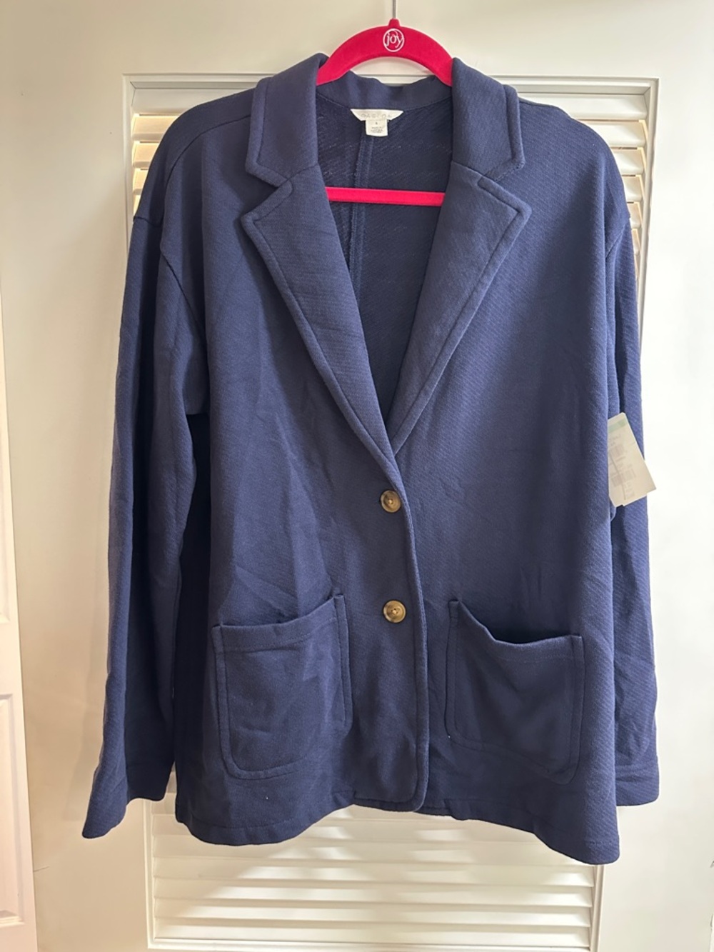 NWT Caslon Navy Knit Blazer